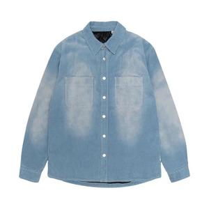 Овершоты Stussy Faded Corduroy Overshirt 'Джинсовый синий'