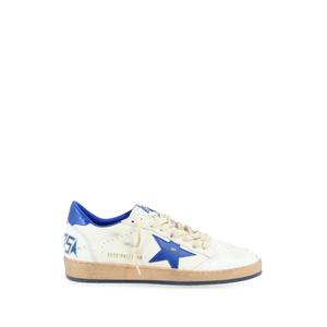Ball Star из белой наппы с синей звездой и задником
