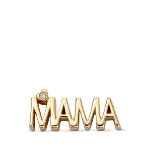 Подвеска Mama с бриллиантами