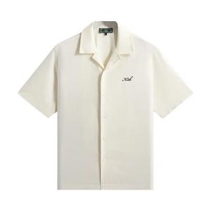 Рубашки на пуговицах Kith Silk Cotton Thompson Camp Collar Shirt «Sandrift»