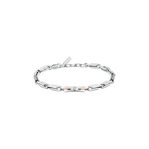 Maserati Jewels 22 см Мужской Браслет из Нержавеющей Стали, Логотип Розовое Золото, JM425AVD107 (Регулируемый)
