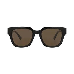 Gucci Солнцезащитные очки из переработанного ацетата с квадратной оправой 'Black/Green/Brown'