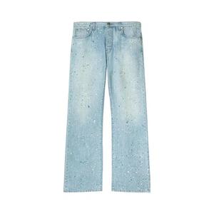 Off-White Paint Relaxed Jeans 'Темно-синий/Многоцветный'