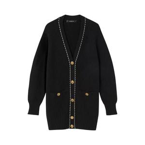 Кардиганы Versace Medusa Button Wool Knit Cardigan 'Черный'
