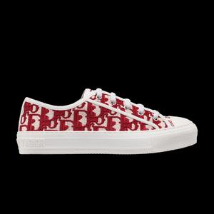Кроссовки Dior Wmns Walk'N'Dior Embroidered Cotton Low 'Dior Oblique - Красный'