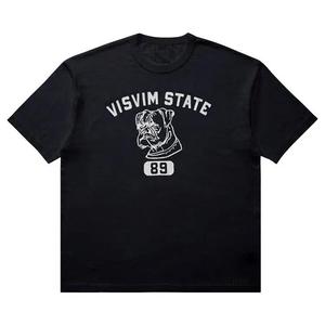 Футболки с коротким рукавом Visvim Jumbo Short-Sleeve 89 Dmgd Tee «Black»
