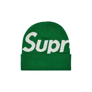 Бини Supreme Big Logo Beanie 'Green'