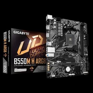 GIGABYTE B550M H ARGB Micro-ATX материнская плата (DDR4)