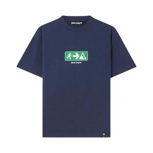 Футболки Palm Angels Street Signals Regular Tee 'Navy'