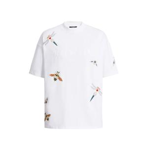 Футболка с вышивкой Balmain Insect