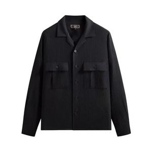 Рубашки на пуговицах Kith Crinkled Nylon Ugo Shirt 'Black'