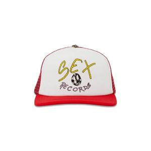 Кепка Truckers Chrome Hearts Sex Records Trucker «White/Red»