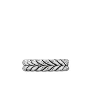 Серебряное кольцо Chevron (6.2 мм)