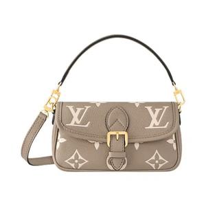 Сумка через плечо Louis Vuitton Nano Diane 'Серый туртерель/Кремовый холст с монограммой тисненая кожа Empreinte'