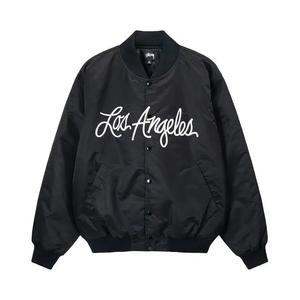 Университетские куртки Stussy LA Chapter Satin Varsity Jacket 'Black'