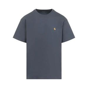 Футболки с коротким рукавом Carhartt WIP Short-Sleeve Chase T-Shirt 'Styx/Gold'