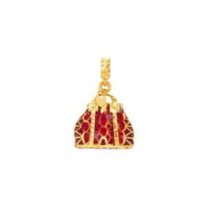 HABIB Oro Italia 916/22K желтое золото подвеска GCM91141023(RED)