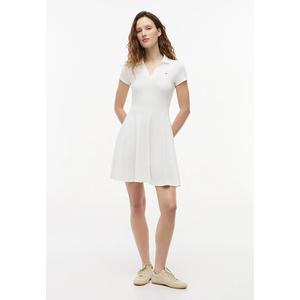 Ребристое мини-платье-поло с приталенным силуэтом - Tommy Jeans
