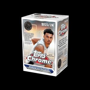 Спортивные карточки 2023-24 Topps Chrome Basketball Blaster Box