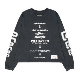 Топы RIVINGTON roi Rebis After Death CVA Long-Sleeve Tee 'Jet Black'