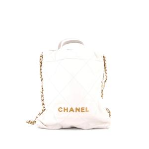 Стеганый рюкзак 22 Chain среднего размера