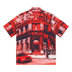 Рубашка на пуговицах Supreme 190 Bowery Рубашка с коротким рукавом из вискозы 'Красный'