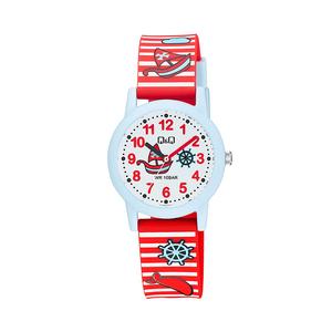 Часы Citizen V23A-018VY Детские аналоговые часы с красным ремешком из смолы