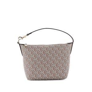 Сумка-хобо Ophidia Zip Shoulder Bag GG Shadow Super Mini