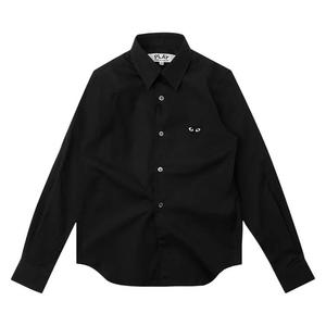 Рубашки на пуговицах Comme des Garçons PLAY Black Heart Button Up 'Black'