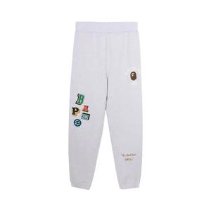 Спортивные штаны BAPE Multi Fonts Sweat Pants 'Grey'