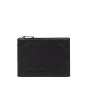 Клатч с логотипом VLogo Signature XL