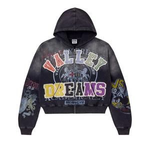Топы Vale Forever Blasted Zip Up 'Black'