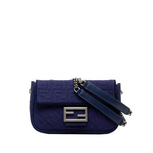 Сумка на плечо Zucca Embossed Technical Fabric Chain Midi Baguette (2000-2025 годы)