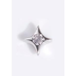 Petite Birthstone Звездный Пузырь Серебряный Шарм - Июнь - Лунный Камень