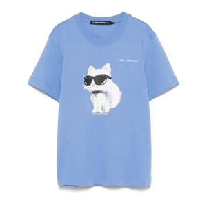 Футболка с принтом Choupette