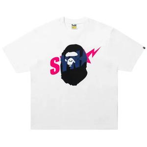 Футболки BAPE x Spotify By Central Cee Ape Head Relaxed Fit Tee 'White'