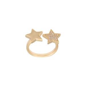 Кольцо Stasia из желтого золота с бриллиантами