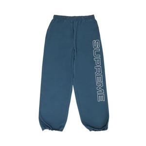 Спортивные брюки Supreme Spellout Embroidered Track Pant 'Dark Blue'