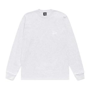 Футболки с длинным рукавом Stussy Basic StüSsy Long-Sleeve Tee 'Ash Heather'