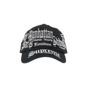 Кепка Supreme City Patches 6-Panel 'Black'