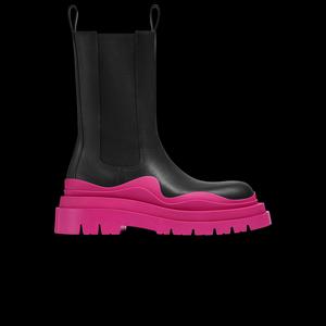 Ботинки Bottega Veneta Wmns Tire Boot 'Black Hollyhock'