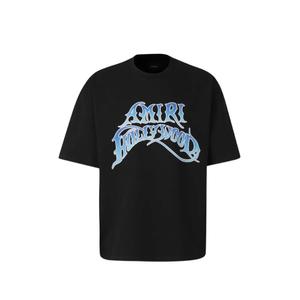 Футболка с логотипом и стразами