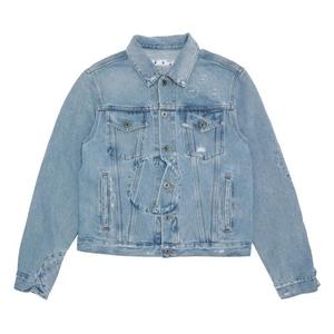 Джинсовые куртки Off-White Джинсовая куртка Arrow Twist 'Кобальтовый синий/Белый'