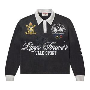 Поло Vale Forever Rock Rugby 'Черный'