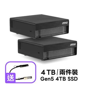 MSI EdgeXpert 4TB (MS-C931 / Gen5 4TB SSD) - комплект из двух - в подарок QSFP кабель