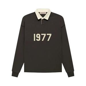 Поло Fear of God Essentials Henley Rugby 'Off Black'