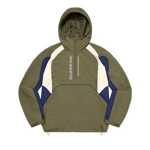 Худи Supreme Paneled Half Zip Pullover 'Olive'