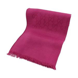 Шарфы Gucci GG Logo Wool and Silk Scarf 'Pink'