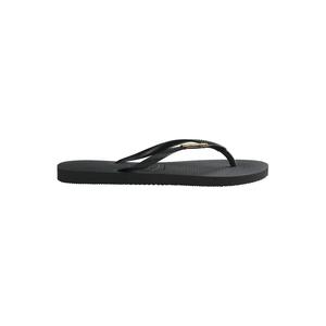 Havaianas Slim Logo Metallic Flip Flop ЧЕРНЫЙ/ЗОЛОТОЙ