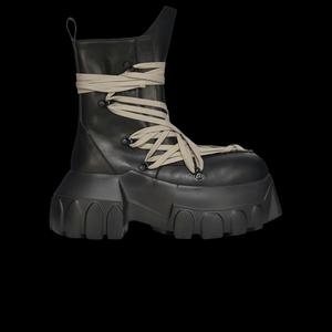 Ботинки Rick Owens Wmns Hollywood Megalace Mega Tractor Boot «Black»